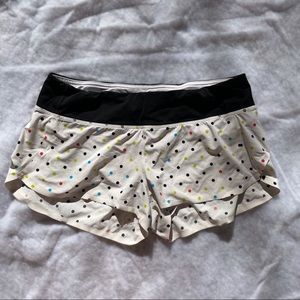 RARE Lululemon Seawheeze Polka Dot Speed Shorts